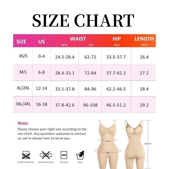 Seamless Bodysuit for Women Tummy Control Shapewear Mid-Thigh Full Body Shaper - Picture 2 of 5